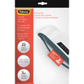 Fellowes Premium ID Size Laminating Pouches, Clear, 25 / Pack, FEL52007