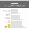 Fellowes Photo Card Glossy Thermal Laminating Pouches, Clear, 1 Pack, FEL52010