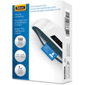 Fellowes Punched ID Card Glossy Thermal Laminating Pouches, Clear, 100 / Pack, FEL52050