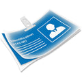 Fellowes Punched ID Card Glossy Thermal Laminating Pouches, Clear, 100 / Pack, FEL52050