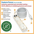 Eaton Tripp Lite series PS-615-HG-OEM 6-Outlets Power Strip, White, TRPPS615HGOEM