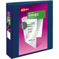 Avery Durable View Binders with Slant Rings, Navy Blue, 8 1/2" Width x 11" Length, AVE17034