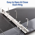 Avery Durable View Binders with Slant Rings, Navy Blue, 8 1/2" Width x 11" Length, AVE17034