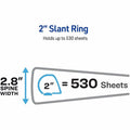Avery Durable View Binders with Slant Rings, Navy Blue, 8 1/2" Width x 11" Length, AVE17034