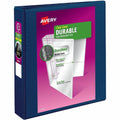 Avery Durable View 3 Ring Binder, Navy Blue, 8 1/2" Width x 11" Length, AVE17024