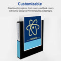 Avery Durable View 3 Ring Binder, Navy Blue, 8 1/2" Width x 11" Length, AVE17024