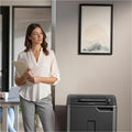Fellowes Powershred 485Ci 100% Jam-Proof Cross-Cut Shredder, Dark Silver, FEL38485
