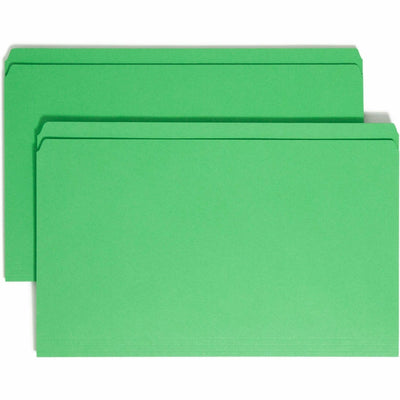 Smead File Folder 17110, Green, 8 1/2" Width x 14" Length, 100 / Box, SMD17110