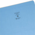 Smead Colored Straight Tab Cut Legal Recycled Top Tab File Folder, Blue, 8 1/2" Width x 14" Length, 100 / Box, SMD17010