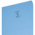Smead Colored Straight Tab Cut Legal Recycled Top Tab File Folder, Blue, 8 1/2" Width x 14" Length, 100 / Box, SMD17010