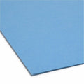 Smead Colored Straight Tab Cut Legal Recycled Top Tab File Folder, Blue, 8 1/2" Width x 14" Length, 100 / Box, SMD17010