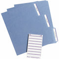 Avery File Folder Labels, White/Purple, 2/3" x 3-7/16", 252 (5204), AVE05204