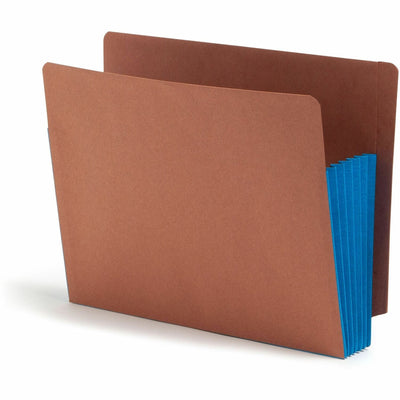 Smead Redrope End Tab File Pockets, Blue, 8 1/2" Width x 11" Length, 10 / Box, SMD73689