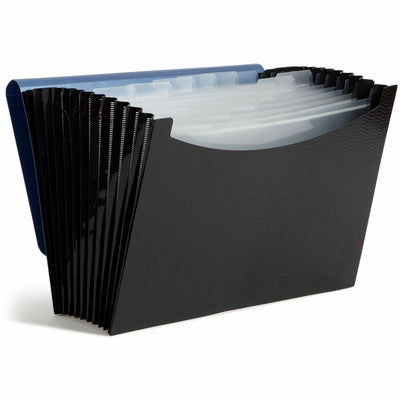 Smead Letter Expanding File, Black, 8 1/2" Width x 11" Length, SMD70863