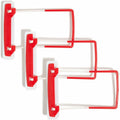 Smead U-Clip Bonded Fasteners, White, 100 / Box, SMD68260
