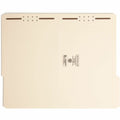 Smead 1/3 Tab Cut Legal Recycled Fastener Folder, Manila, 8 1/2" Width x 14" Length, 50 / Box, SMD19538