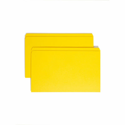 Smead File Folder 17910, Yellow, 8 1/2" Width x 14" Length, 100 / Box, SMD17910