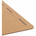 Smead Straight Tab Cut Letter Recycled Fastener Folder, Kraft, 8 1/2" Width x 11" Length, 50 / Box, SMD14813