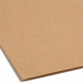 Smead Straight Tab Cut Letter Recycled Fastener Folder, Kraft, 8 1/2" Width x 11" Length, 50 / Box, SMD14813