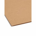 Smead Straight Tab Cut Letter Recycled Fastener Folder, Kraft, 8 1/2" Width x 11" Length, 50 / Box, SMD14813