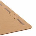 Smead Straight Tab Cut Letter Recycled Fastener Folder, Kraft, 8 1/2" Width x 11" Length, 50 / Box, SMD14813
