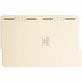 Smead 1/3 Tab Cut Letter Recycled Fastener Folder, Manila, 8 1/2" Width x 11" Length, 50 / Box, SMD14538