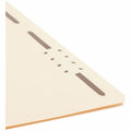 Smead 1/3 Tab Cut Letter Recycled Fastener Folder, Manila, 8 1/2" Width x 11" Length, 50 / Box, SMD14538