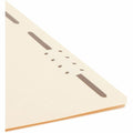 Smead 1/3 Tab Cut Letter Recycled Fastener Folder, Manila, 8 1/2" Width x 11" Length, 50 / Box, SMD14538