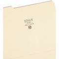 Smead 1/3 Tab Cut Letter Recycled Top Tab File Folder, Manila, 8 1/2" Width x 11" Length, 100 / Box, SMD10347