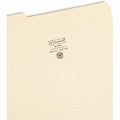 Smead 1/3 Tab Cut Letter Recycled Top Tab File Folder, Manila, 8 1/2" Width x 11" Length, 100 / Box, SMD10347
