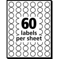 Avery Dot Stickers, 1/2" Diameter, Light Blue, 840 Total (5050), 840 / Pack, AVE05050