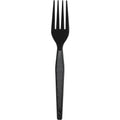 Georgia Pacific . Dixie Heavyweight Disposable Forks by GP Pro, Black, 1000 / Carton, DXEFH517