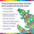 Dixon Ticonderoga Prang Construction Paper, Turquoise, 1 Pack, PAC7703