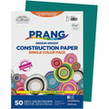 Dixon Ticonderoga Prang Construction Paper, Turquoise, 1 Pack, PAC7703
