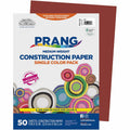Dixon Ticonderoga Prang Construction Paper, Red, 1 Pack, PAC6103