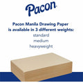 Dixon Ticonderoga Pacon Standard-Weight Drawing Paper, 9" x 12", 500 / Ream, PAC4009
