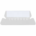 Universal Hanging File Folder Plastic Index Tab, Clear, 25 / Pack, UNV42215
