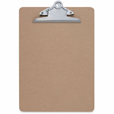 Universal Hardboard Clipboard, Brown, 8 1/2" Width x 11" Length, UNV40304