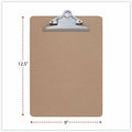 Universal Hardboard Clipboard, Brown, 8 1/2" Width x 11" Length, UNV40304
