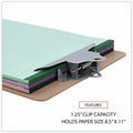Universal Hardboard Clipboard, Brown, 8 1/2" Width x 11" Length, UNV40304