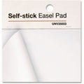 Universal Self-Stick Easel Pad, Unruled, 25 x 30, White, 30 Sheets, 2/Carton, UNV35603
