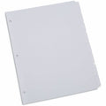 Universal Deluxe Write-On/Erasable Tab Index, 8-Tab, 11 x 8.5, White, White Tabs, 1 Set, UNV20818