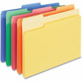 Universal 1/3 Tab Cut Letter Top Tab File Folder, 8 1/2" Width x 11" Length, 100 Box, UNV10506