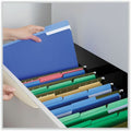 Universal 1/3 Tab Cut Letter Top Tab File Folder, 8 1/2" Width x 11" Length, 100 Box, UNV10501