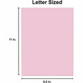 Universal Deluxe Colored Paper, 20 lb Bond Weight, 8.5 x 11, Pink, 500/Ream, UNV11204