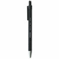 Universal Ballpoint Pen, Retractable, Medium 1 mm, Black Ink, Black Barrel, Dozen, 1 Dozen, UNV15510