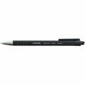 Universal Ballpoint Pen, Retractable, Medium 1 mm, Black Ink, Black Barrel, Dozen, 1 Dozen, UNV15510