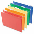 Universal 1/5 Tab Cut Letter Hanging Folder, Yellow, 8 1/2" Width x 11" Length, 25 Box, UNV14121