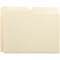 Universal 1/2 Tab Cut Letter Top Tab File Folder, 8 1/2" Width x 11" Length, 100 Box, UNV12112