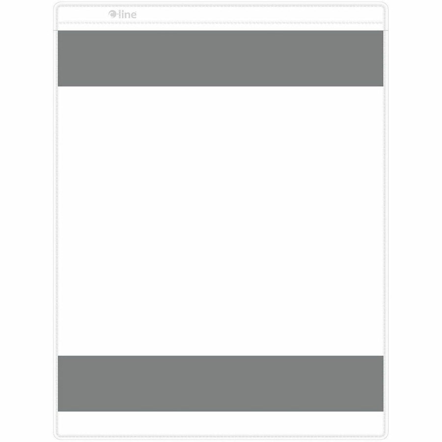 C-Line Magnetic Shop Ticket Holders, Clear, Vinyl, Heavyweight, 15 / Box, CLI83911